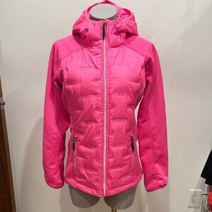 Vibrant Pink ACX Hooded Puffer Jacket